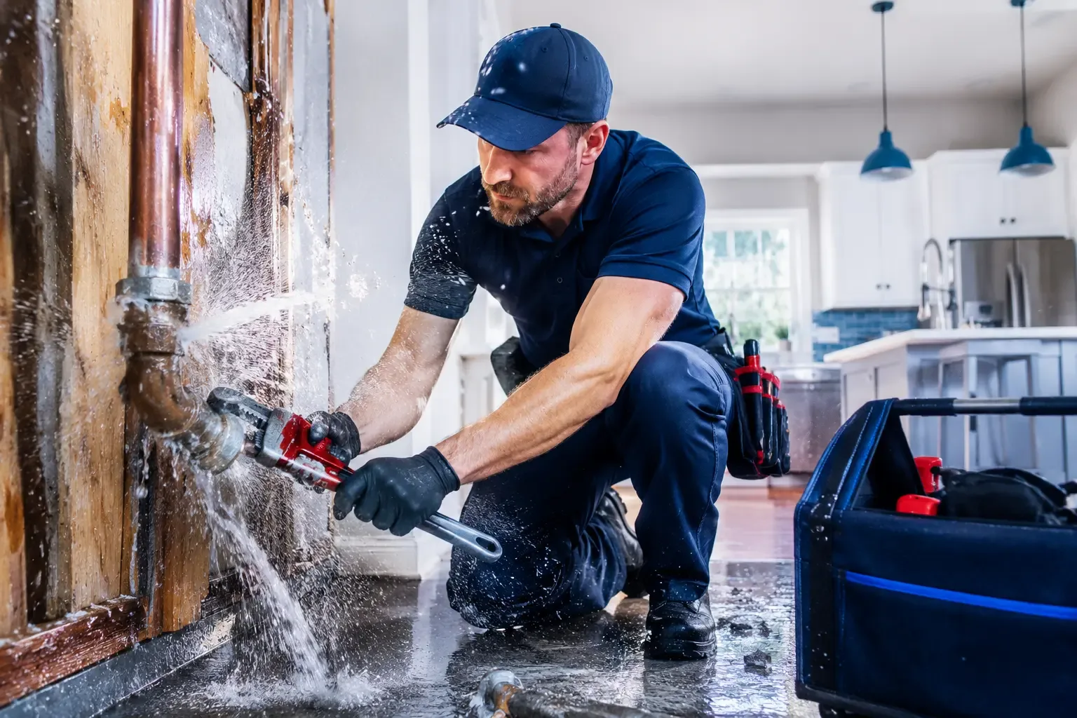 Local emergency pipe repair professionals in Breeden, WV